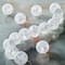 12 Pack: White Matte Crackled Quartz Round Beads, 12mm by Bead Landing™